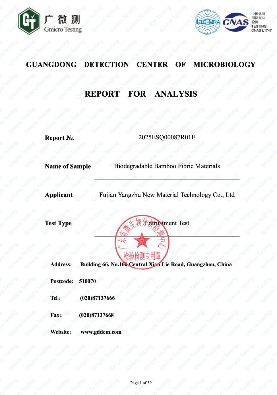 降解分析報告
